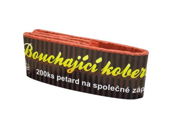 Pyrotechnika Bouchající kobereček bez pozadí